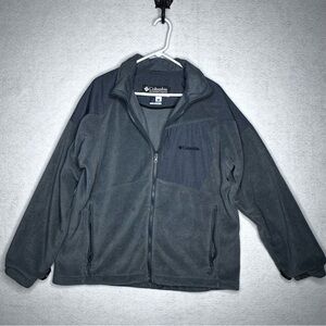 Columbia Sportswear Full Zip Fleece Jacket – Dark Gray - Size Large